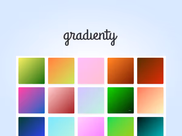 Gradienty — бібліотека з 1000+ безкоштовних CSS-градієнтів Основне зображення