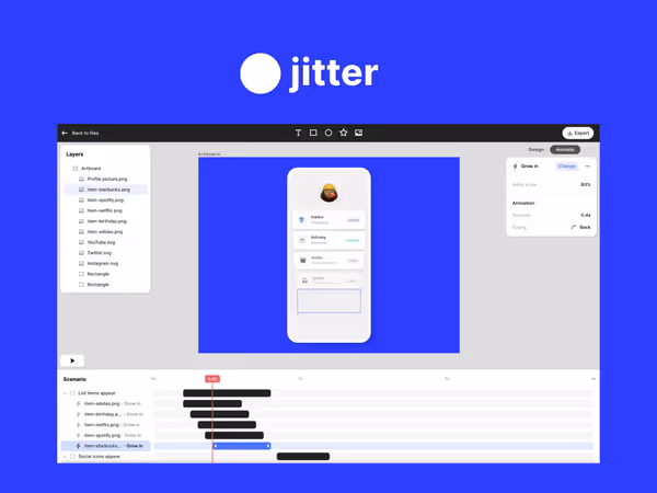 Jitter — онлайн інструмент для розробки motion-дизайну Основне зображення