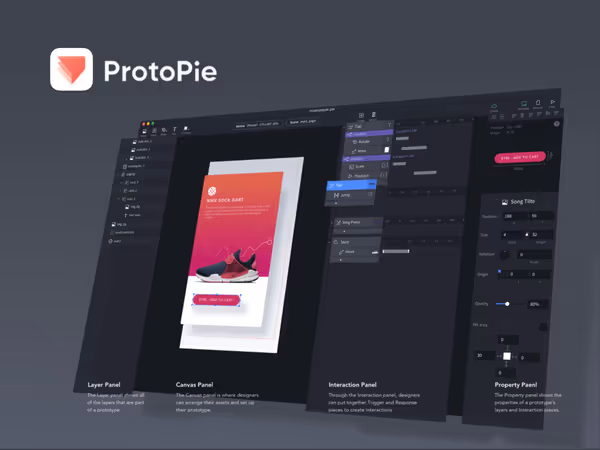 ProtoPie — AI додаток для створення та тестування прототипів Основне зображення