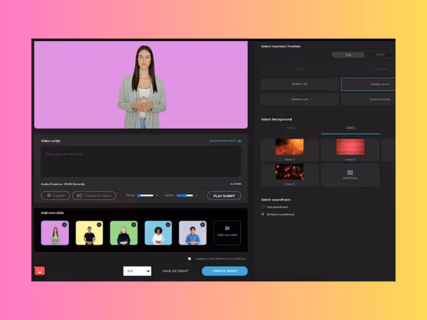 Synthesys — як перетворити текст у голос або відео за допомогою штучного інтелекту Основне зображення