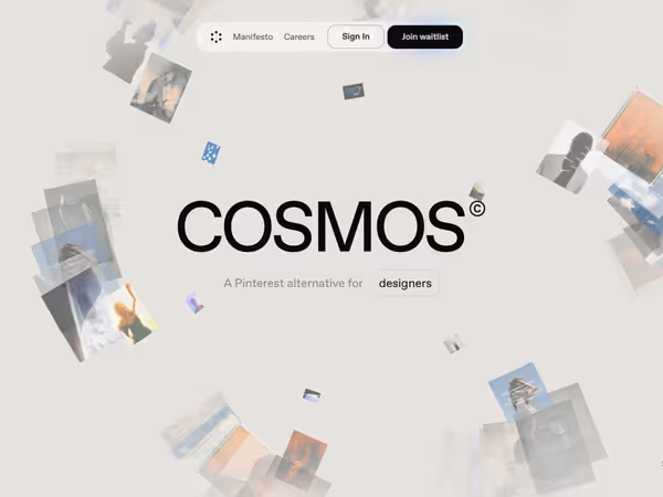 Cosmos – альтернатива Pinterest для творчих людей Основне зображення