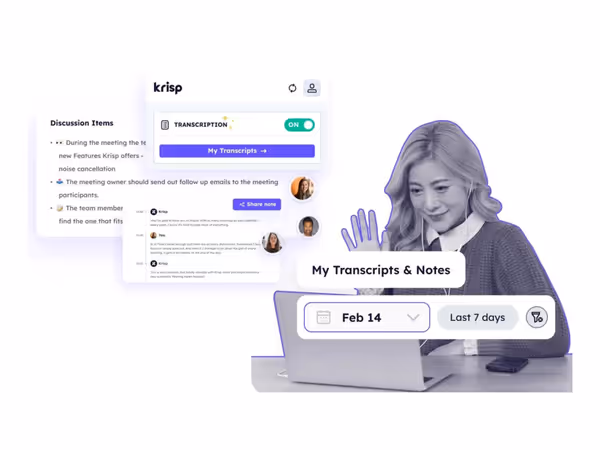 Krisp — AI інструмент для видалення фонових голосів та шумів Основне зображення