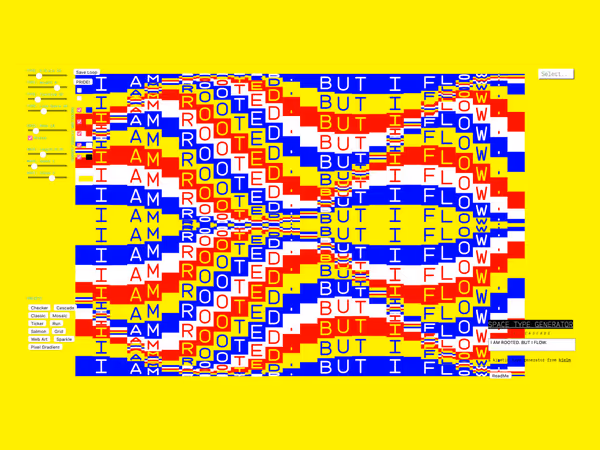 Space Type Generator — інструмент для анімації тексту Основне зображення