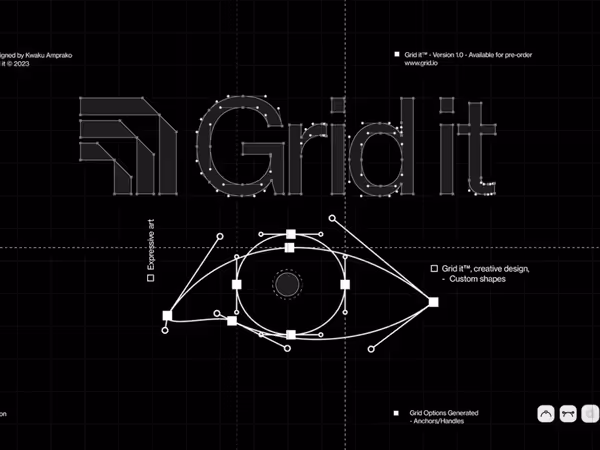 Grid it — перший генератор сіток для логотипів Основне зображення