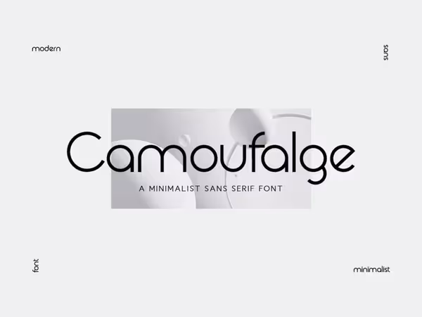 Добірка мінімалістичних шрифтів Основне зображення