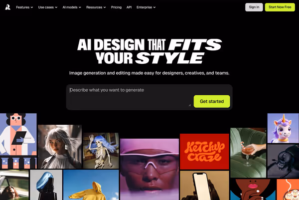 Recraft AI: Професійний Генератор SVG-Логотипів і Векторної Графіки для Дизайнерів у 2025 Основне зображення